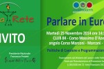 Csen - “Parlare in Europa. Politiche di Coesione e Programmazione Europea”