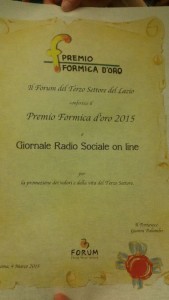 Formica d'oro2015