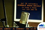 La comunicazione sociale radiofonica alza la voce: il Giornale Radio Sociale alle 12, in Fm a Roma sui 103.300