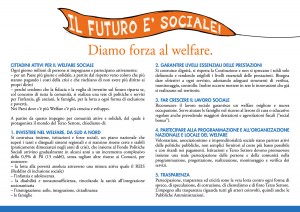 Card "Il futuro è sociale" (retro)