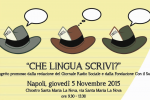“Che lingua scrivi?”: ciclo di convegni al Sud tra informazione e questione sociale