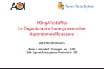 #OngATestaAlta: le organizzazioni non governative rispondono alle accuse