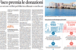 Il Sole24Ore del 27/11/2017: Il Fisco premia le donazioni