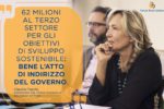 Terzo Settore, Fiaschi: “62milioni al terzo settore per gli obiettivi di sviluppo sostenibile: bene l'atto di indirizzo del Governo”