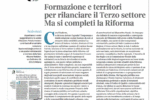 Buone Notizie - Corriere - Formazione e territori per rilanciare il Terzo settore Ma si completi la Riforma - 13 agosto 2019