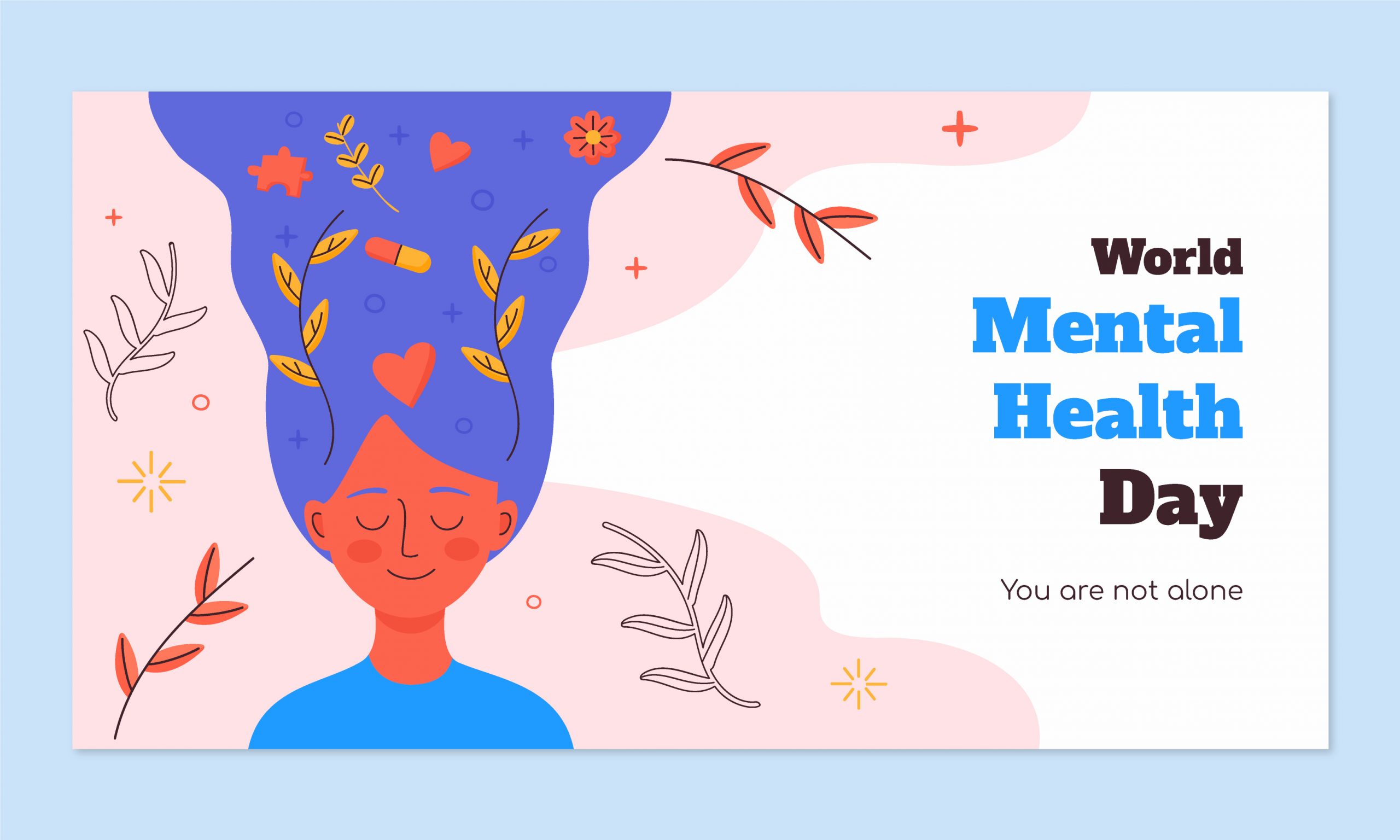FP-flat-world-mental-health-day-social-media-promo-template